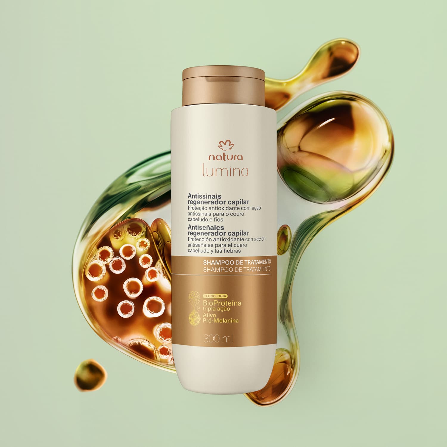 Shampoo de Tratamento Antissinais Regenerador Capilar Lumina